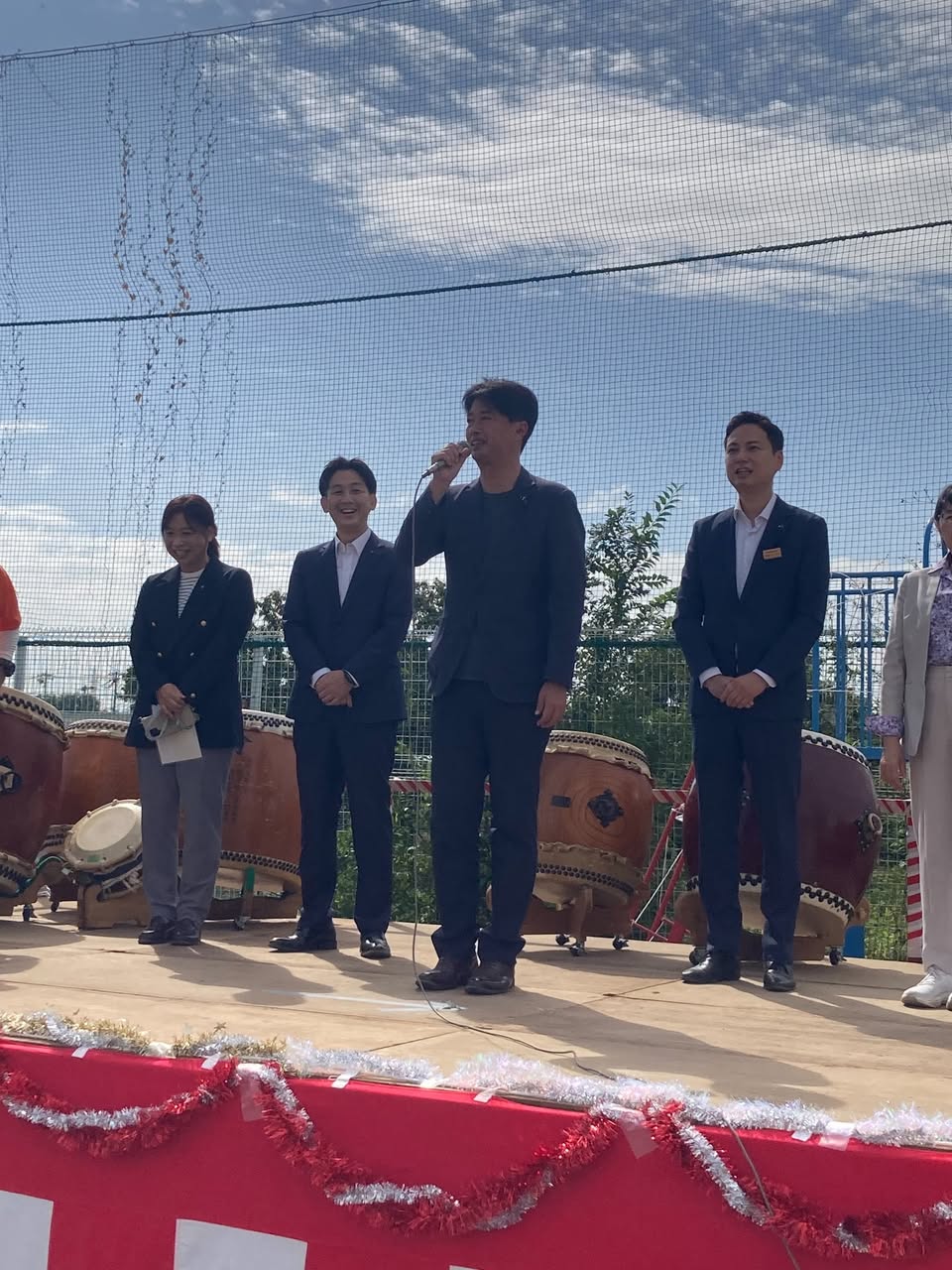 地域の催しものを回りました。